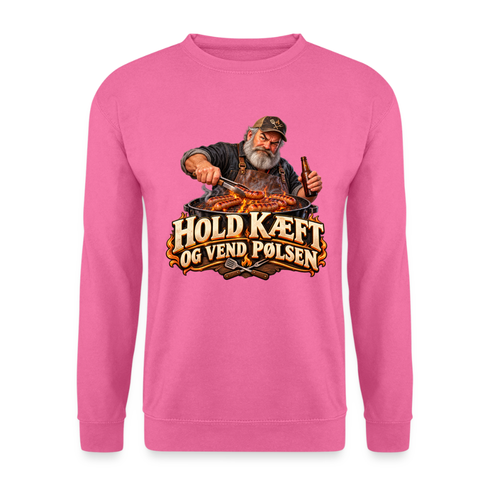 CityShirts - Sweatshirt - Hold kæft og vend pølsen - CS045 - pink