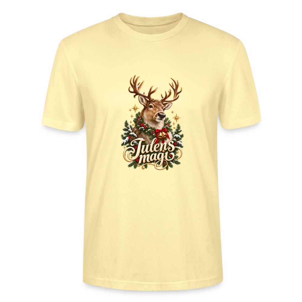 CityShirts - T-shirt - Julens magi – rensdyr - CS065 - cremefarvet