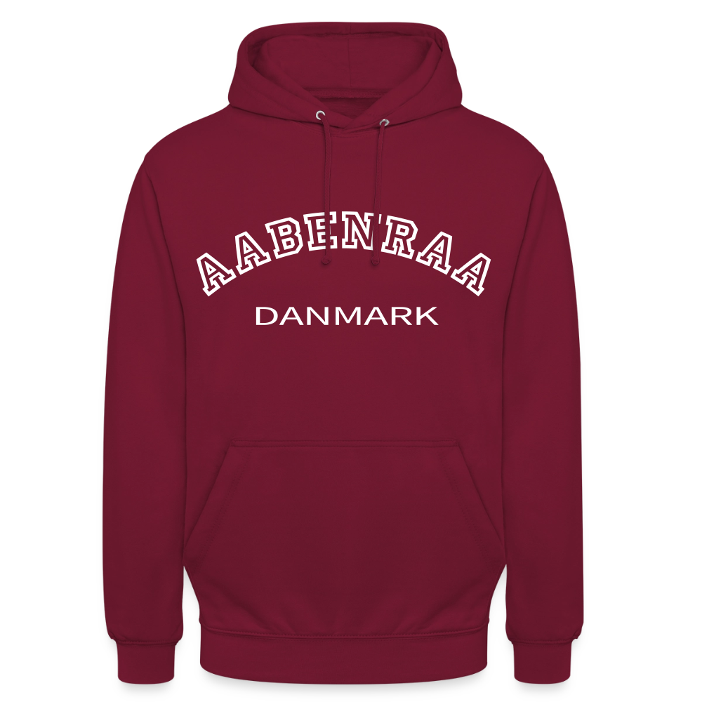 CityShirt - Hoodie - Aabenraa - bordeaux