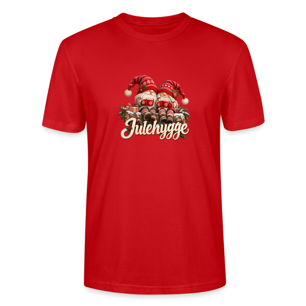 CityShirts - T-shirt - Julehygge – nisser og varm kakao - CS062 - rød