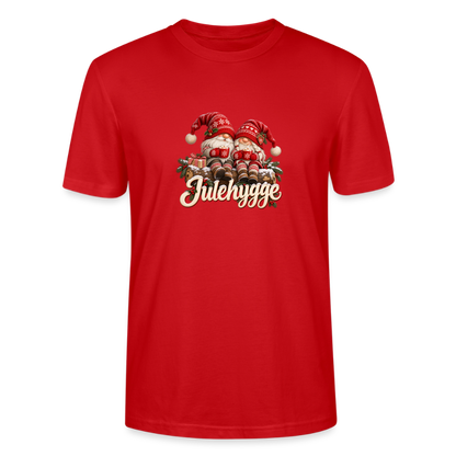 CityShirts - T-shirt - Julehygge – nisser og varm kakao - CS062 - rød