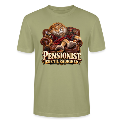 CityShirts - T-shirt - Pensionist. Ikke til rådighed. - CS030 - grågrøn