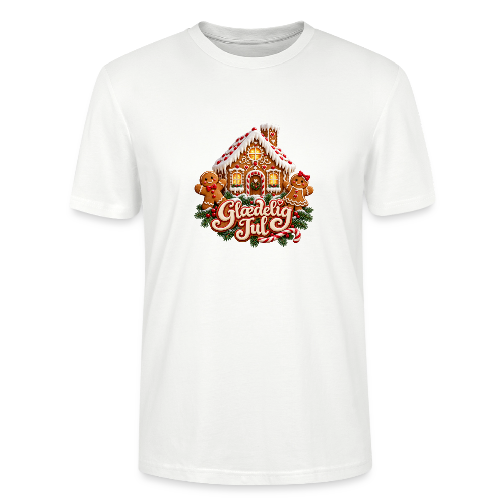 CityShirts - T-shirt - Glædelig Jul – peberkagehygge - CS067 - hvid
