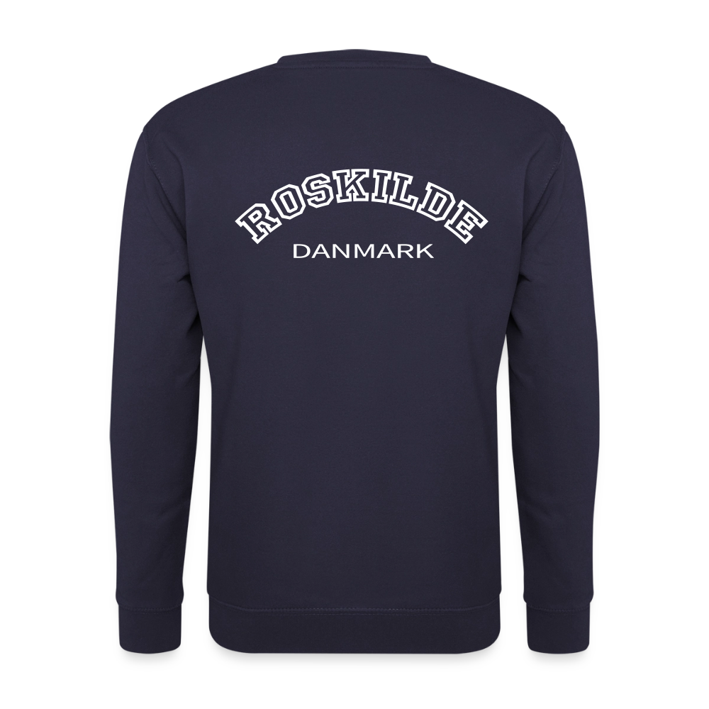Sweatshirt unisex - Roskilde - marineblå