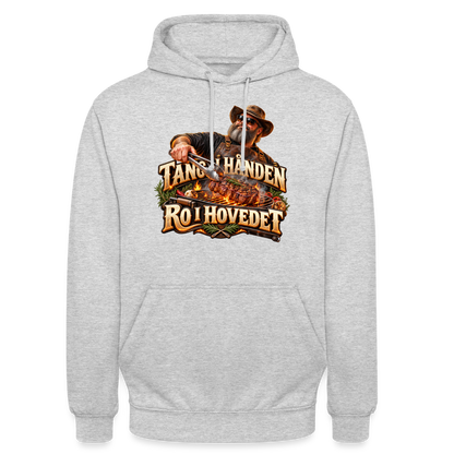 CityShirts - Hoodie - Tang i hånden – Ro i hovedet - CS050 - lysegrå meleret