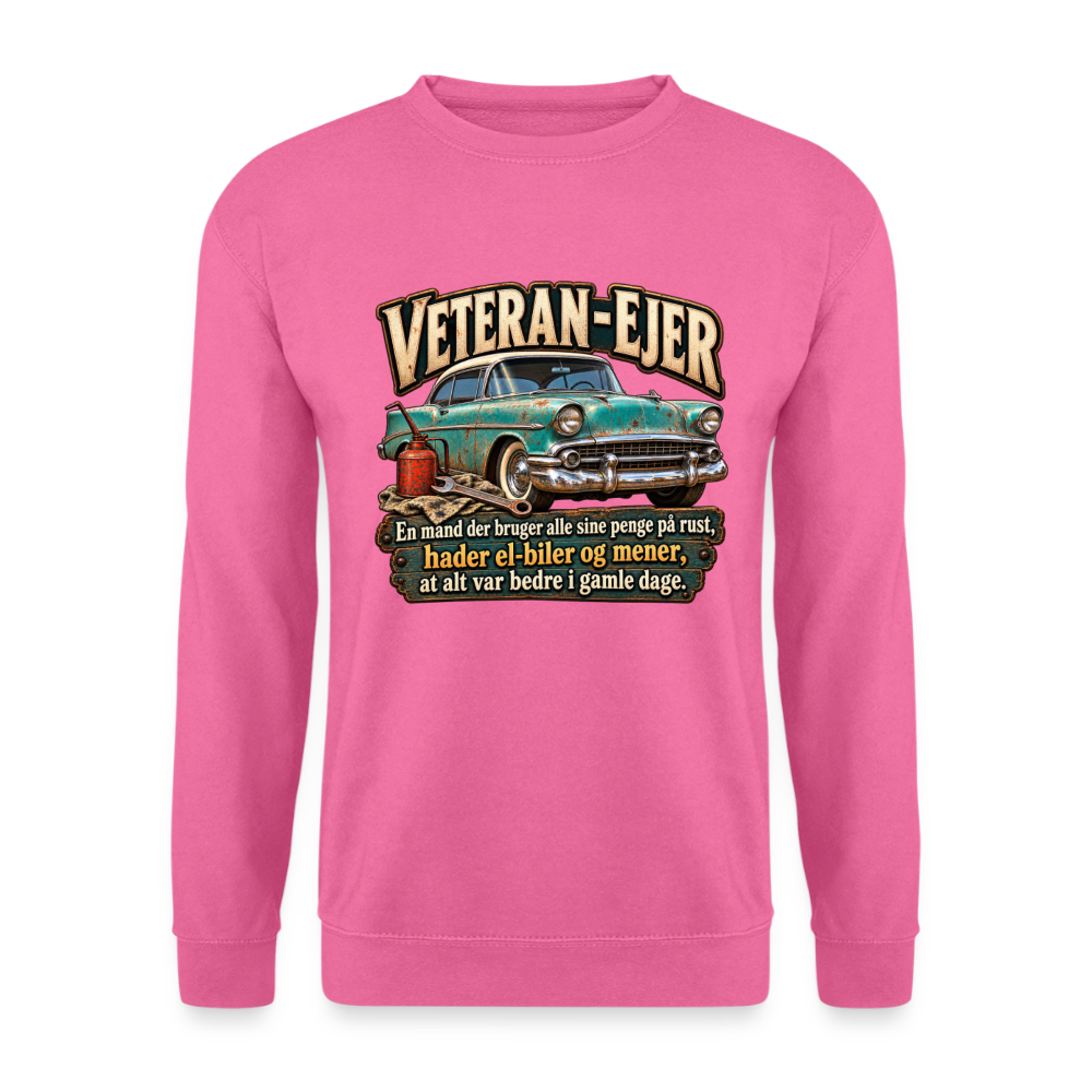 CityShirts - Sweatshirt - Veteran-ejer - CS017 - pink