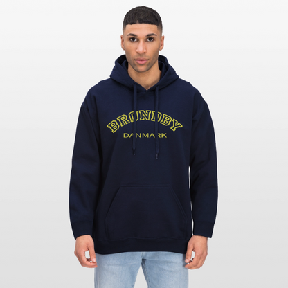 Unisex Hoodie - BRØNDBY x DANMARK - navy