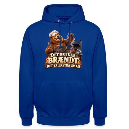 CityShirts - Hoodie - Det er ikke brændt – Det er ekstra smag - CS046 - kongeblå