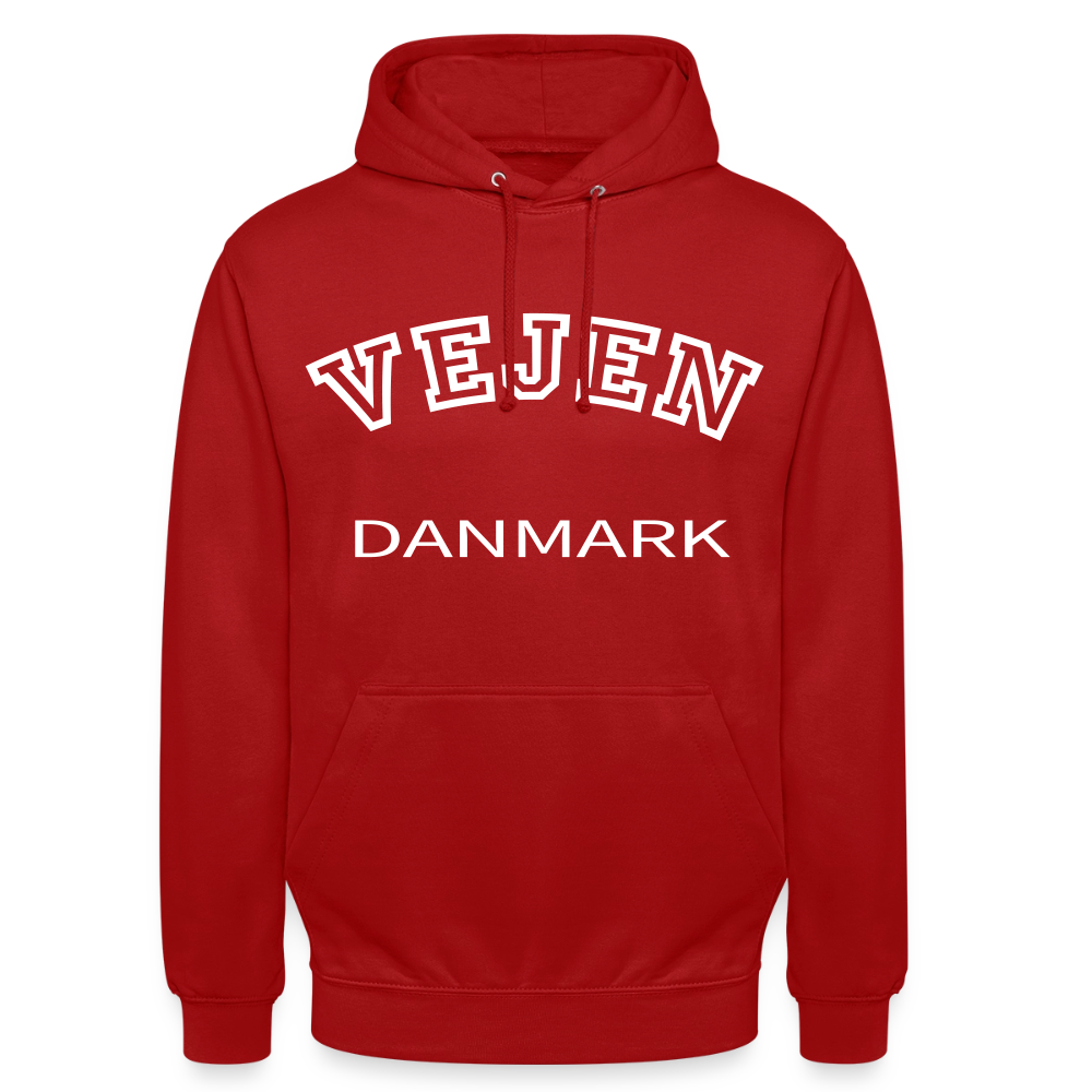 CityShirt - Hoodie - Vejen - rød