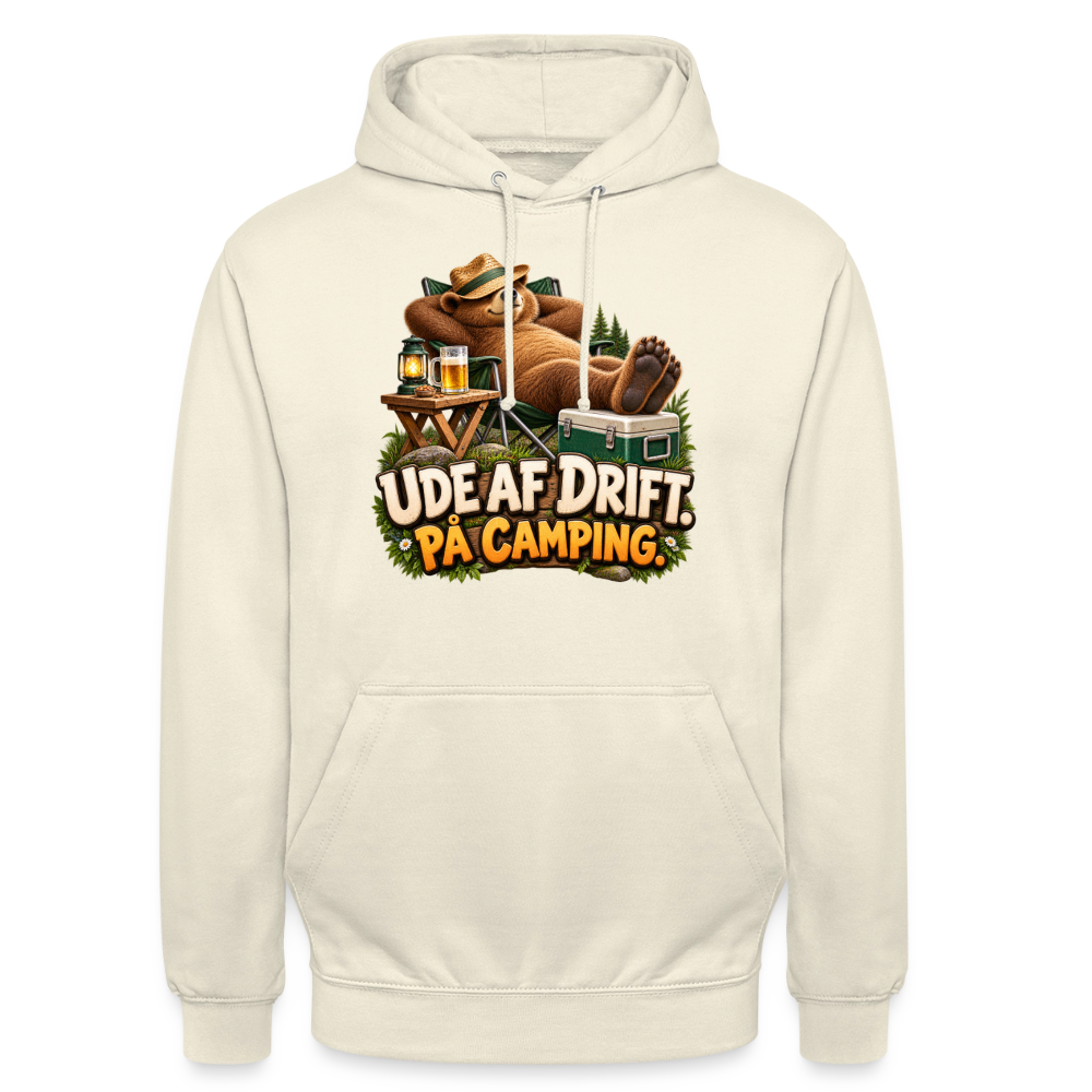 CityShirts - Hoodie - Ude af drift. På camping. - CS035 - vaniljemilkshake