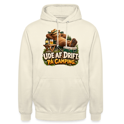 CityShirts - Hoodie - Ude af drift. På camping. - CS035 - vaniljemilkshake