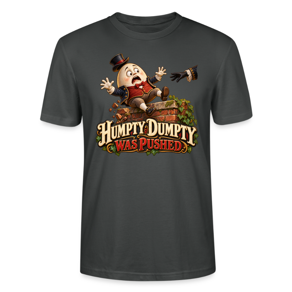CityShirts - T-shirt - Humpty Dumpty was pushed - CS016 - charcoal