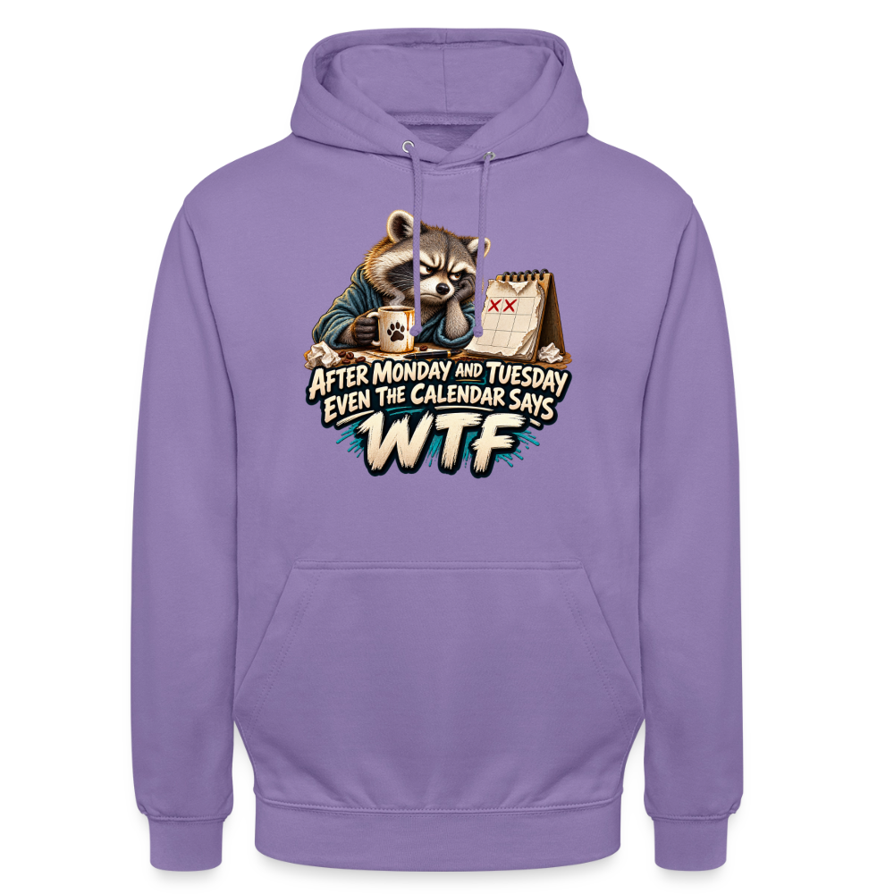CityShirts - Hoodie - Even the calendar says WTF - CS014 - lavendel