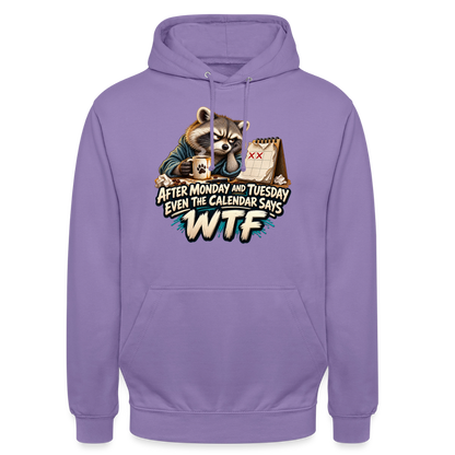 CityShirts - Hoodie - Even the calendar says WTF - CS014 - lavendel