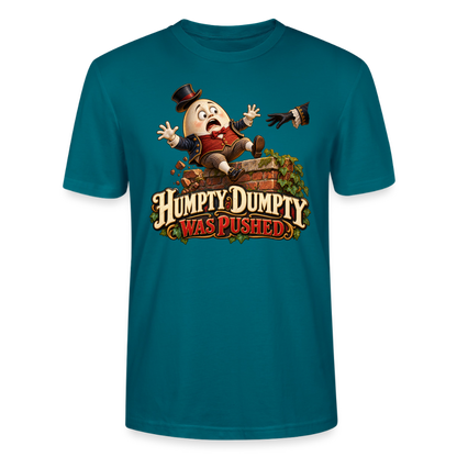 CityShirts - T-shirt - Humpty Dumpty was pushed - CS016 - havblå