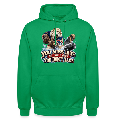 CityShirts - Hoodie - Take the shot - CS001 - kelly grøn
