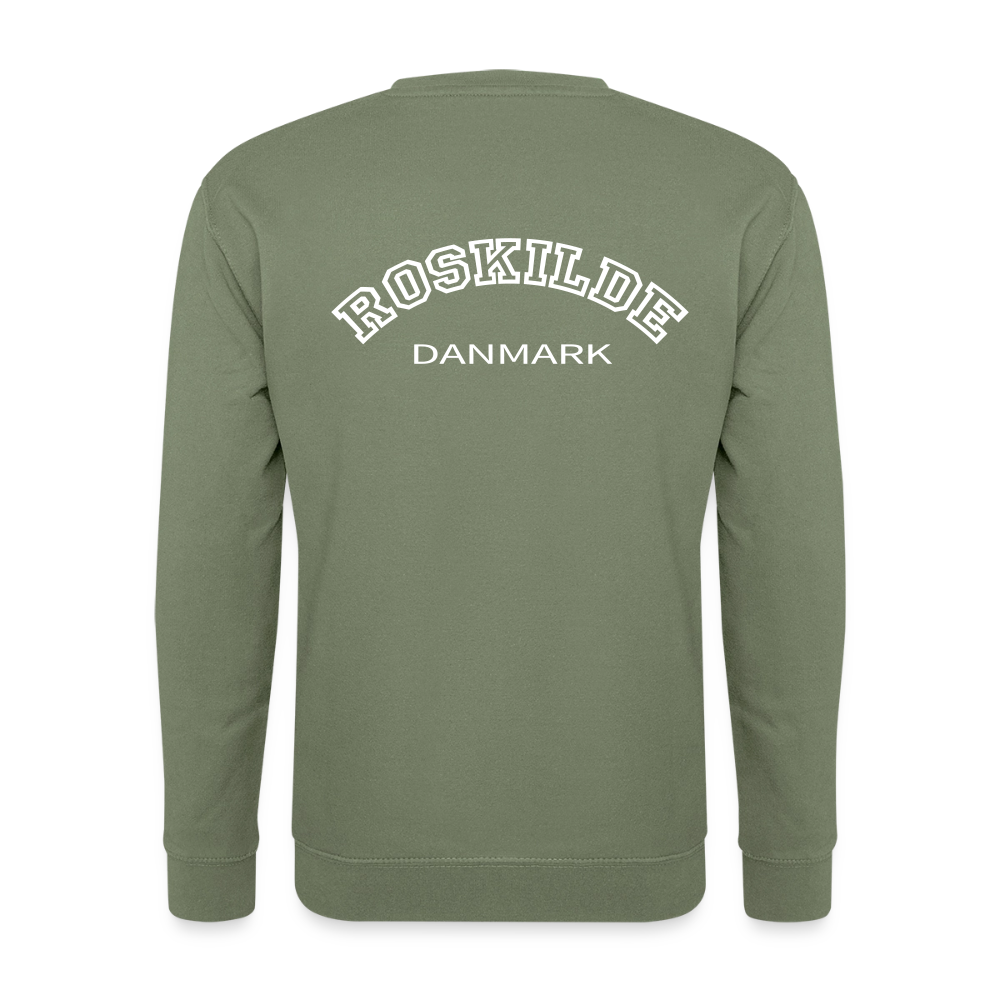 Sweatshirt unisex - Roskilde - militærgrøn