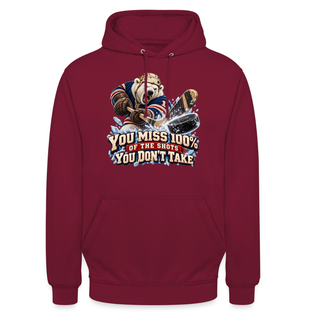 CityShirts - Hoodie - Take the shot - CS001 - bordeaux