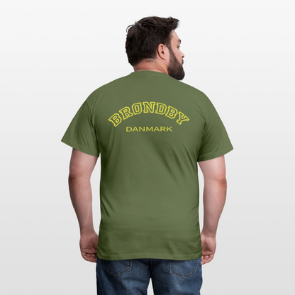 Herre-T-shirt - Brøndby - armygrøn