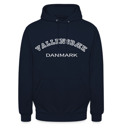 CityShirt - Hoodie - Vallensbæk - marineblå