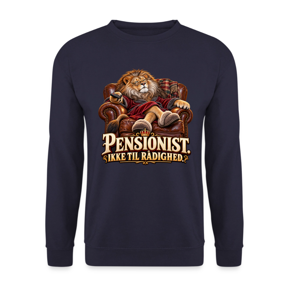 CityShirts - Sweatshirt - Pensionist. Ikke til rådighed. - CS030 - marineblå