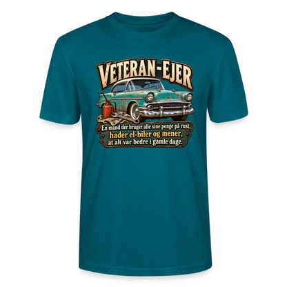 CityShirts - T-shirt - Veteran-ejer - CS017 - havblå