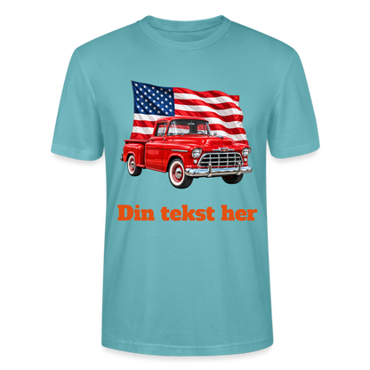 CityShirts - T-shirt - US Car - pastelturkis