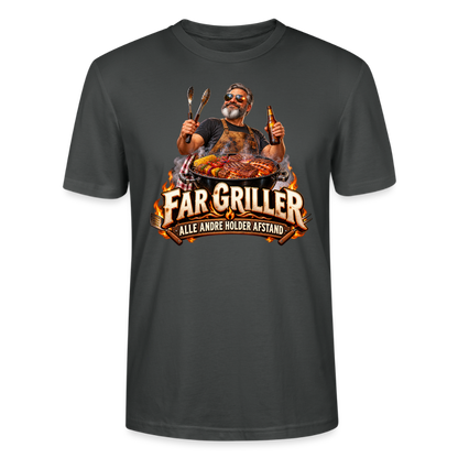 CityShirts - T-shirt - Far griller – Alle andre holder afstand - CS055 - charcoal