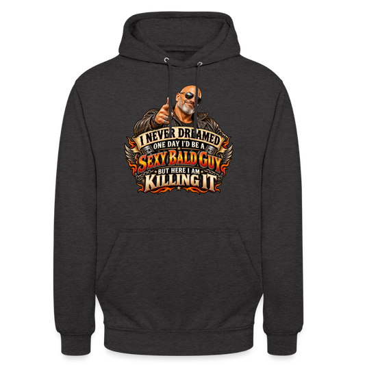 CityShirts - Hoodie - Sexy Bald Guy – Killing It - CS008 - charcoal