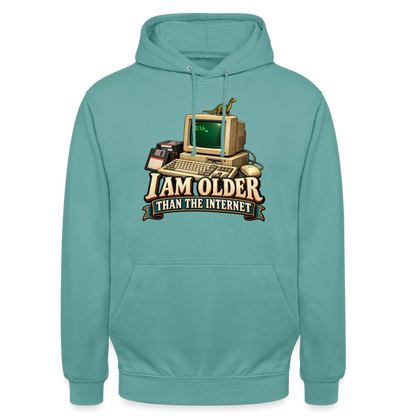 CityShirts - Hoodie - I am older than the internet - CS022 - pastelturkis