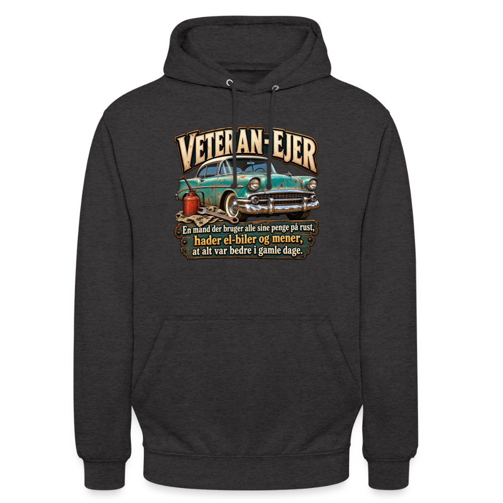 CityShirts - Hoodie - Veteran-ejer - CS017 - charcoal