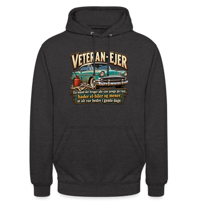 CityShirts - Hoodie - Veteran-ejer - CS017 - charcoal