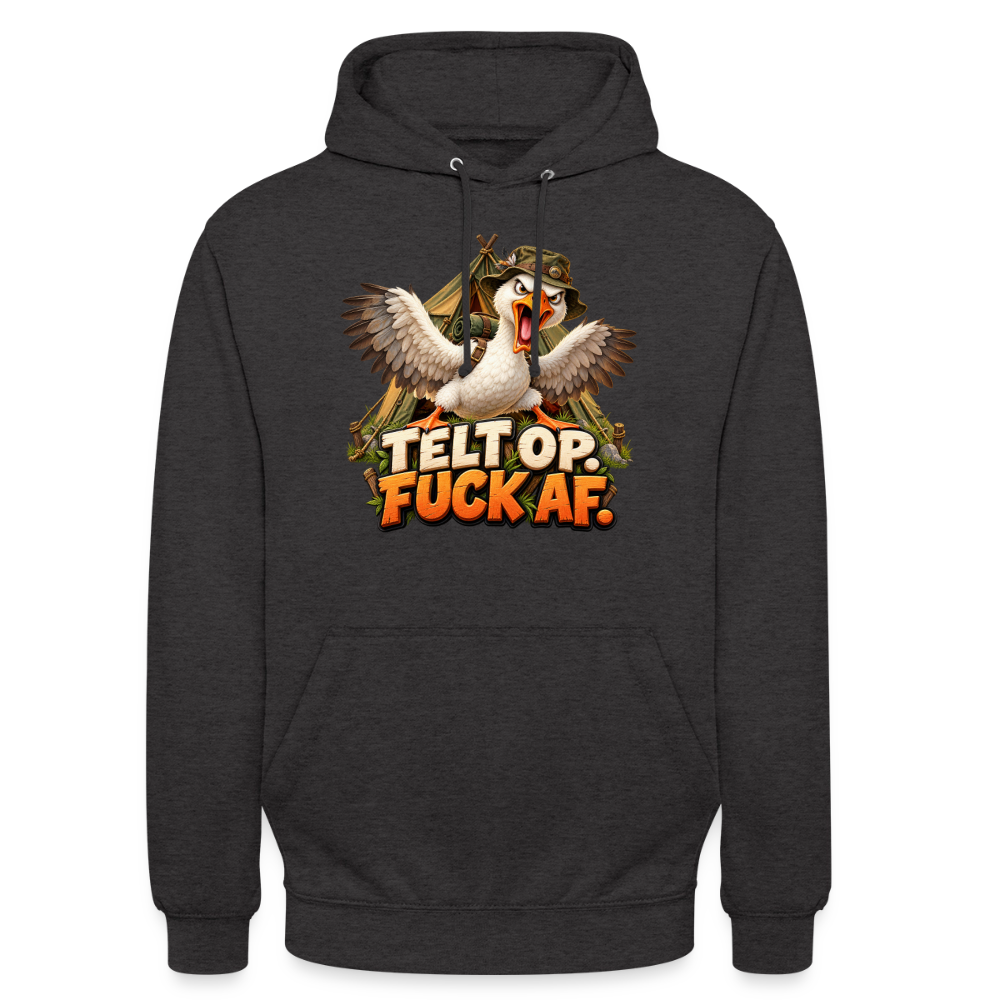 CityShirts - Hoodie - Telt op. Fuck af. - CS037 - charcoal