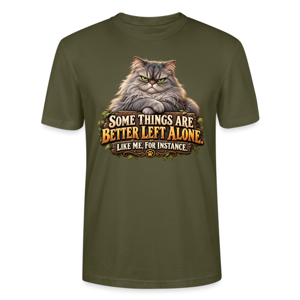 CityShirts - T-shirt - Better left alone – Like me, for instance - CS015 - khaki