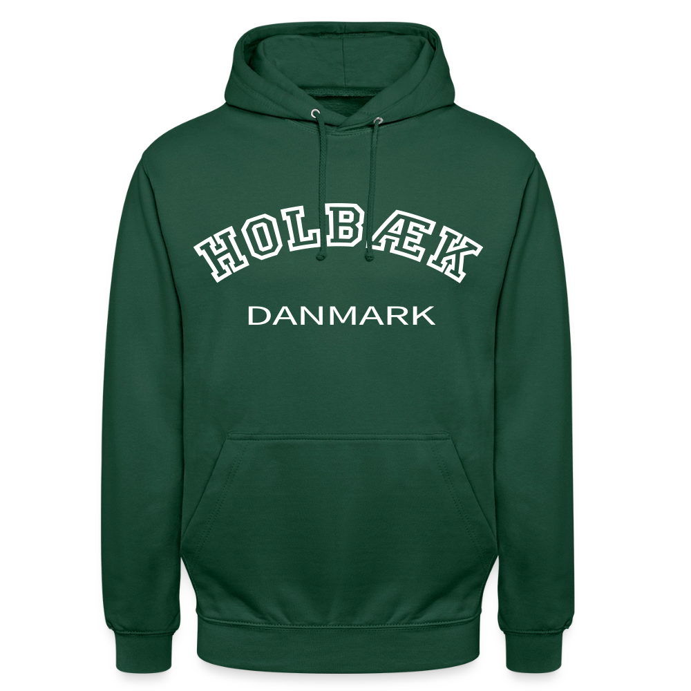 CityShirt - Hoodie - Holbæk - flaskegrøn