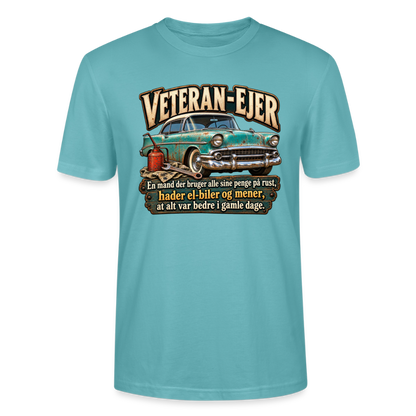 CityShirts - T-shirt - Veteran-ejer - CS017 - pastelturkis