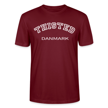CityShirt - T-shirt - Thisted - burgunder-rød
