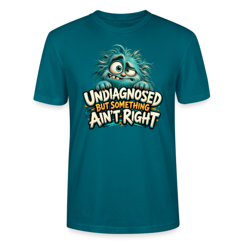CityShirts - T-shirt - Undiagnosed – But something ain’t right - CS005 - havblå