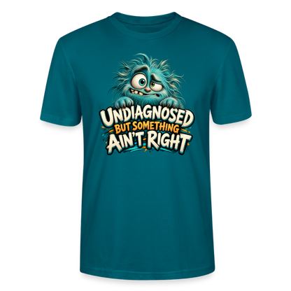 CityShirts - T-shirt - Undiagnosed – But something ain’t right - CS005 - havblå