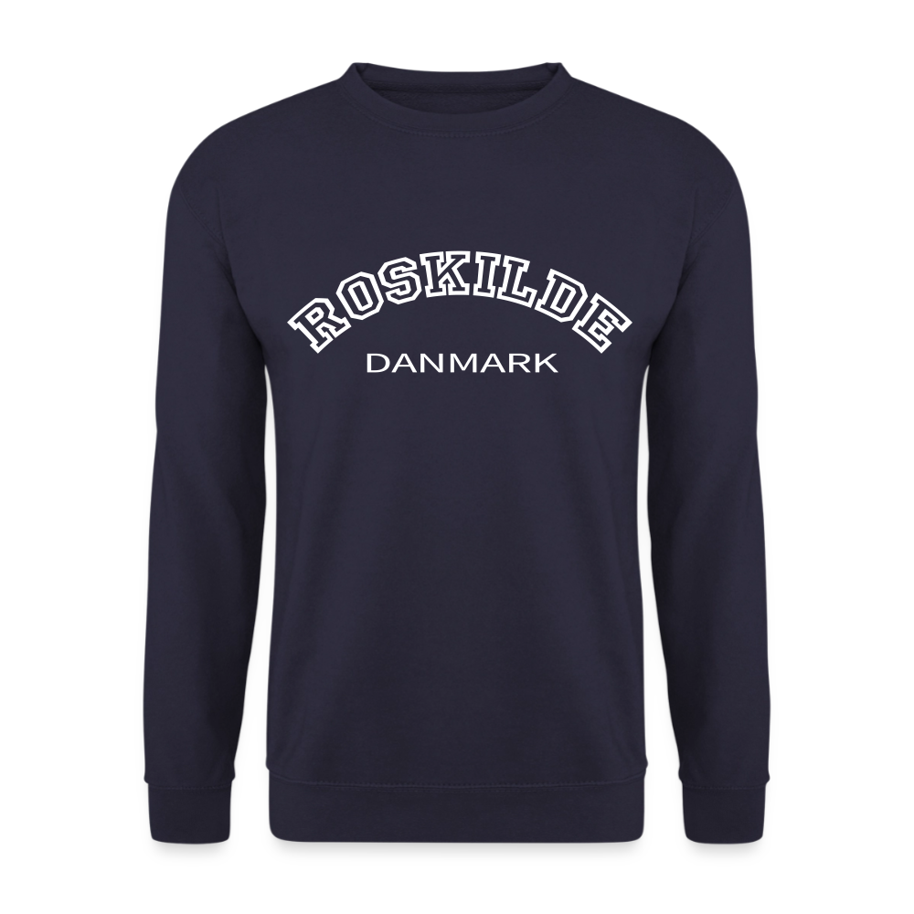 Sweatshirt unisex - Roskilde - marineblå