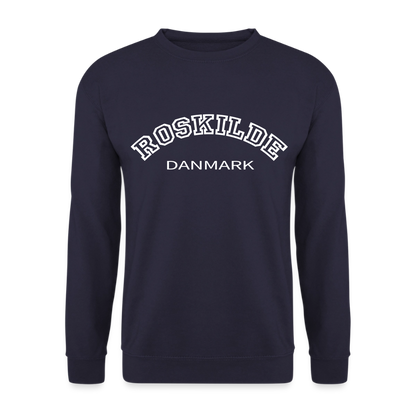 Sweatshirt unisex - Roskilde - marineblå