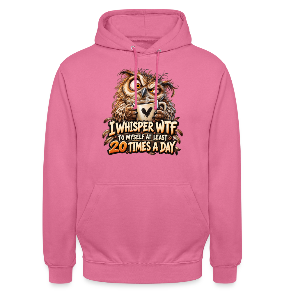 CityShirts - Hoodie - I whisper WTF to myself - CS011 - pink