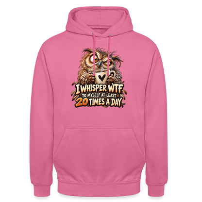 CityShirts - Hoodie - I whisper WTF to myself - CS011 - pink