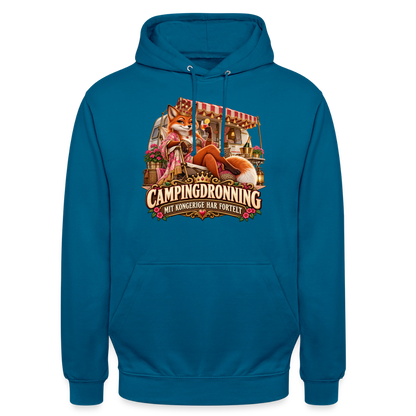 CityShirts - Hoodie - Campingdronning – Mit kongerige har fortelt - CS042 - dybt havblå 