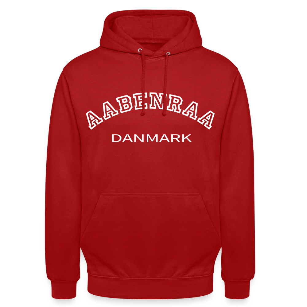 CityShirt - Hoodie - Aabenraa - rød