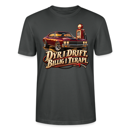 CityShirts - T-shirt - Dyr i drift. Billig i terapi. – V8 - CS029 - charcoal