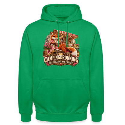 CityShirts - Hoodie - Campingdronning – Mit kongerige har fortelt - CS042 - kelly grøn
