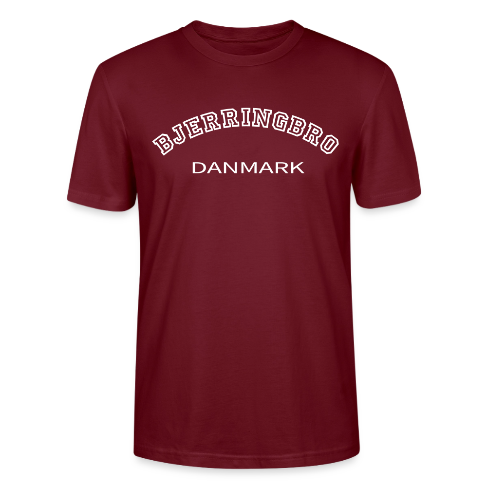 CityShirt - T-shirt - Bjerringbro - burgunder-rød