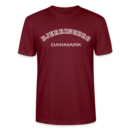 CityShirt - T-shirt - Bjerringbro - burgunder-rød