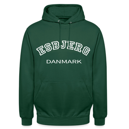 CityShirt - Hoodie - Esbjerg - flaskegrøn